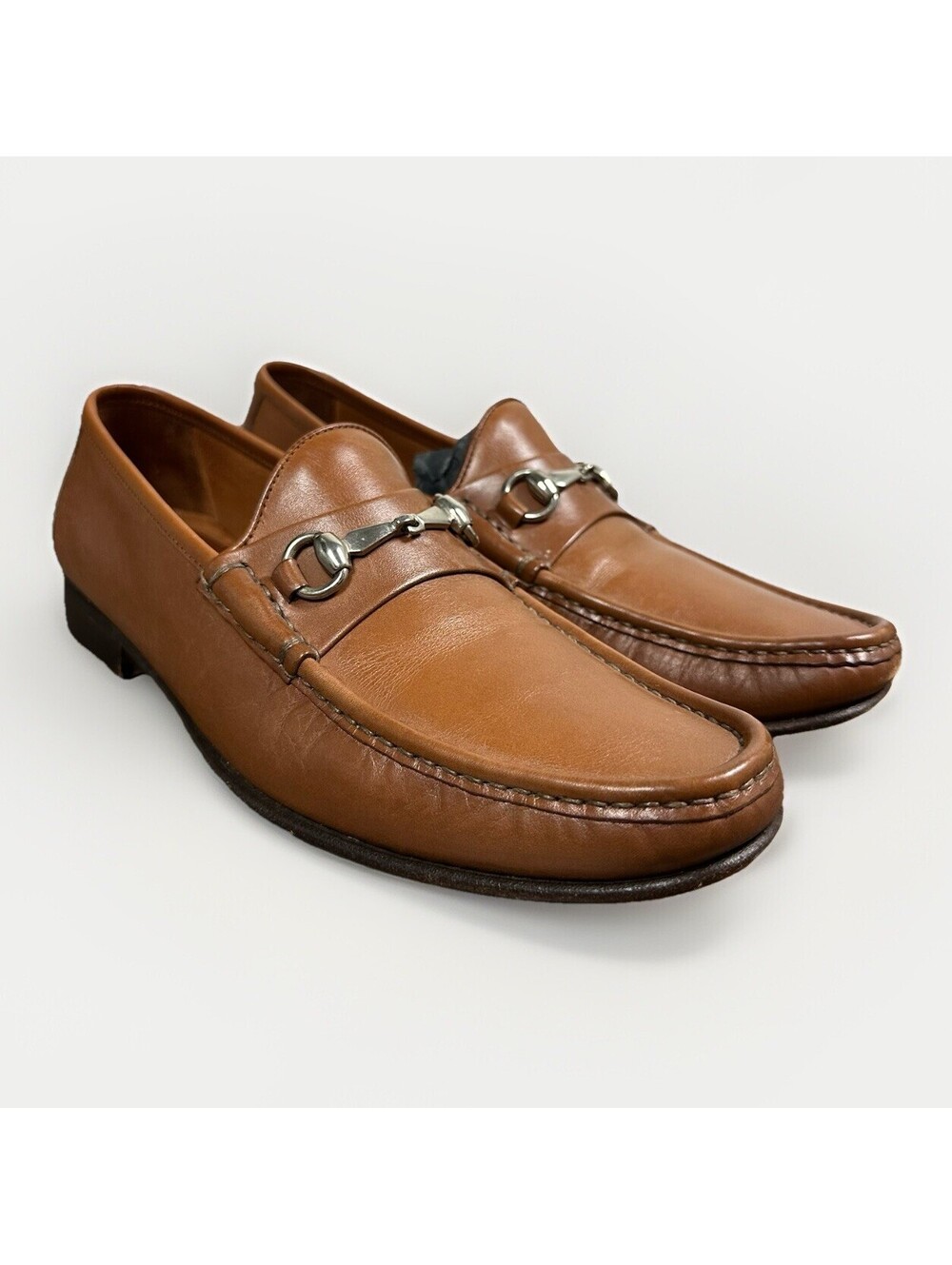 Allen Edmonds VERONA II Italian Men's Dress Loafers Walnut 9 D Made In Italy